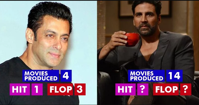 Checkout These Statistics Will Tell You Which Bollywood Actor Is The Best Producer!