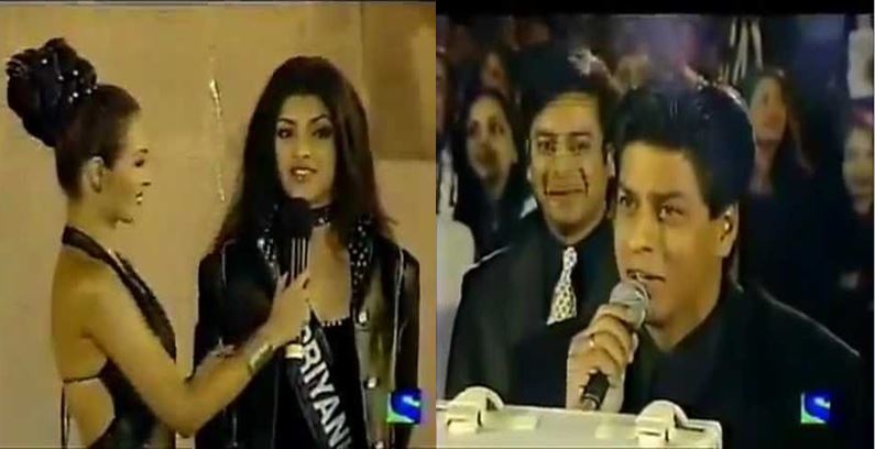 Watch This Old Miss India footage In Which SRK Is Asking Priyanka If She’d Marry A Star Like Him!