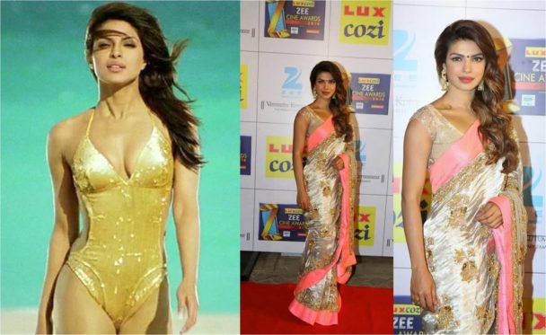 Bollywood Actresses Who Can Sizzle In Bikini & Saree With Same Grace!