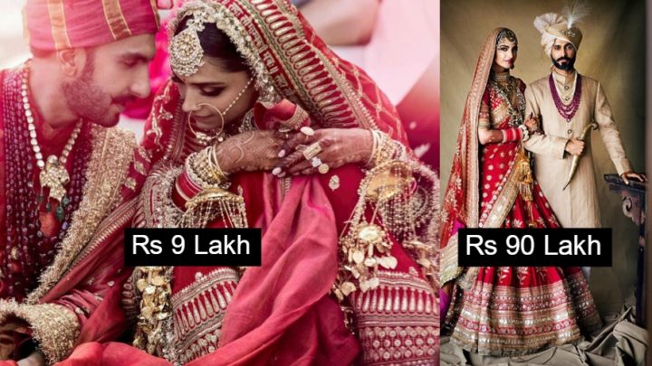 HIGHEST-PAID ACTRESS DEEPIKA PADUKONE WORE THE CHEAPEST BRIDAL LEHENGA, THESE ACTRESSES SPENT WAY MORE
