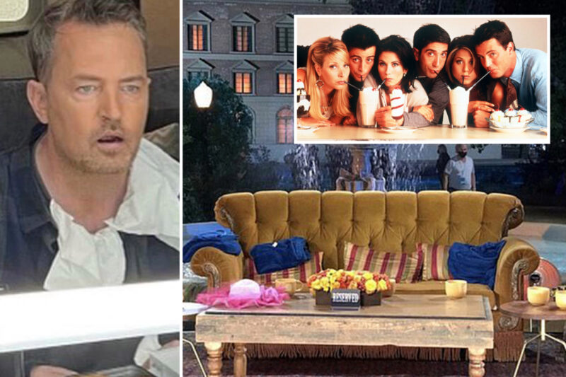Matthew Perry post and then deletes first photo from ‘FRIENDS’ reunion