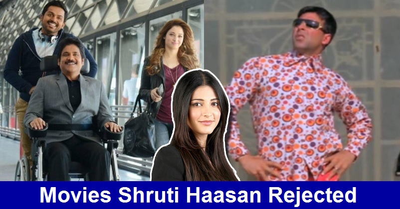 Shruti Haasan Refused To Work In “Hera Pheri 3”. Here Are Some Other Movies She Rejected