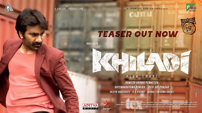 Khiladi: Ravi Teja’s Movie teaser is full of powerful intense action packed scenes and amazing BGM