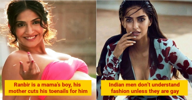 11 Times Nepotism Barbie Sonam Kapoor Made Dark Statements
