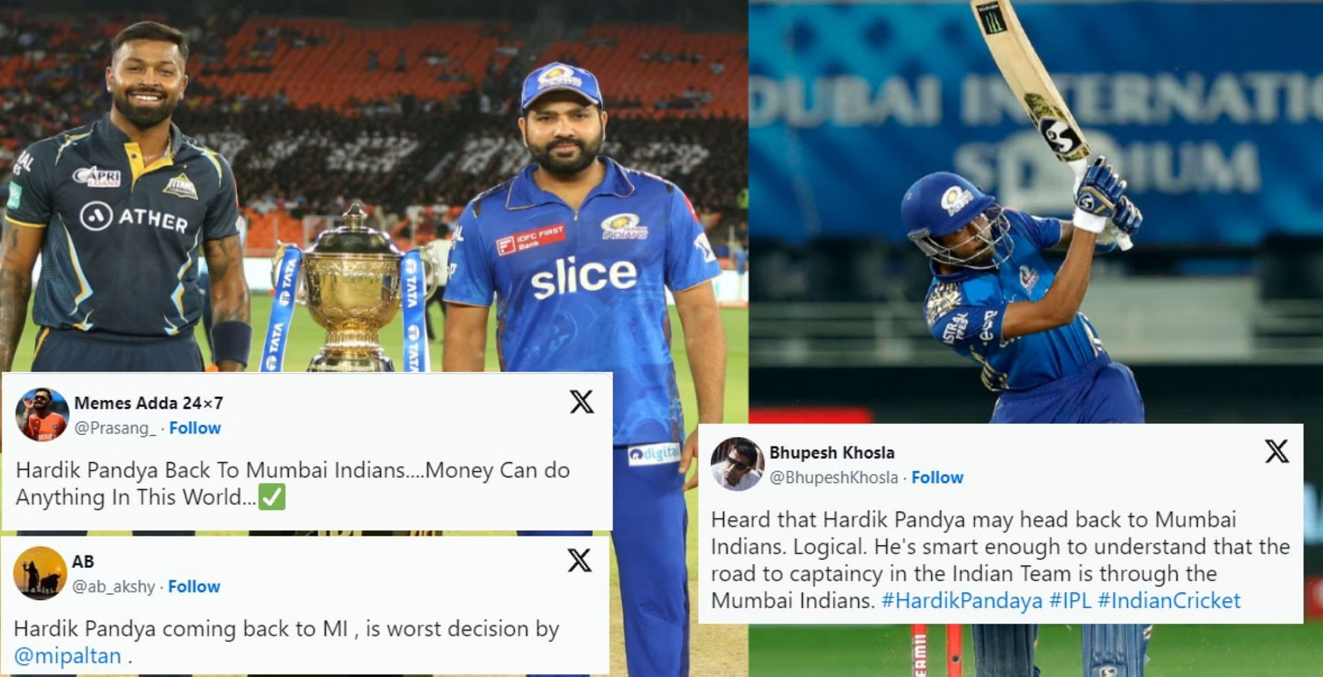 “Money can do anything in this world” – Fans react to Hardik Pandya’s potential return to Mumbai Indians