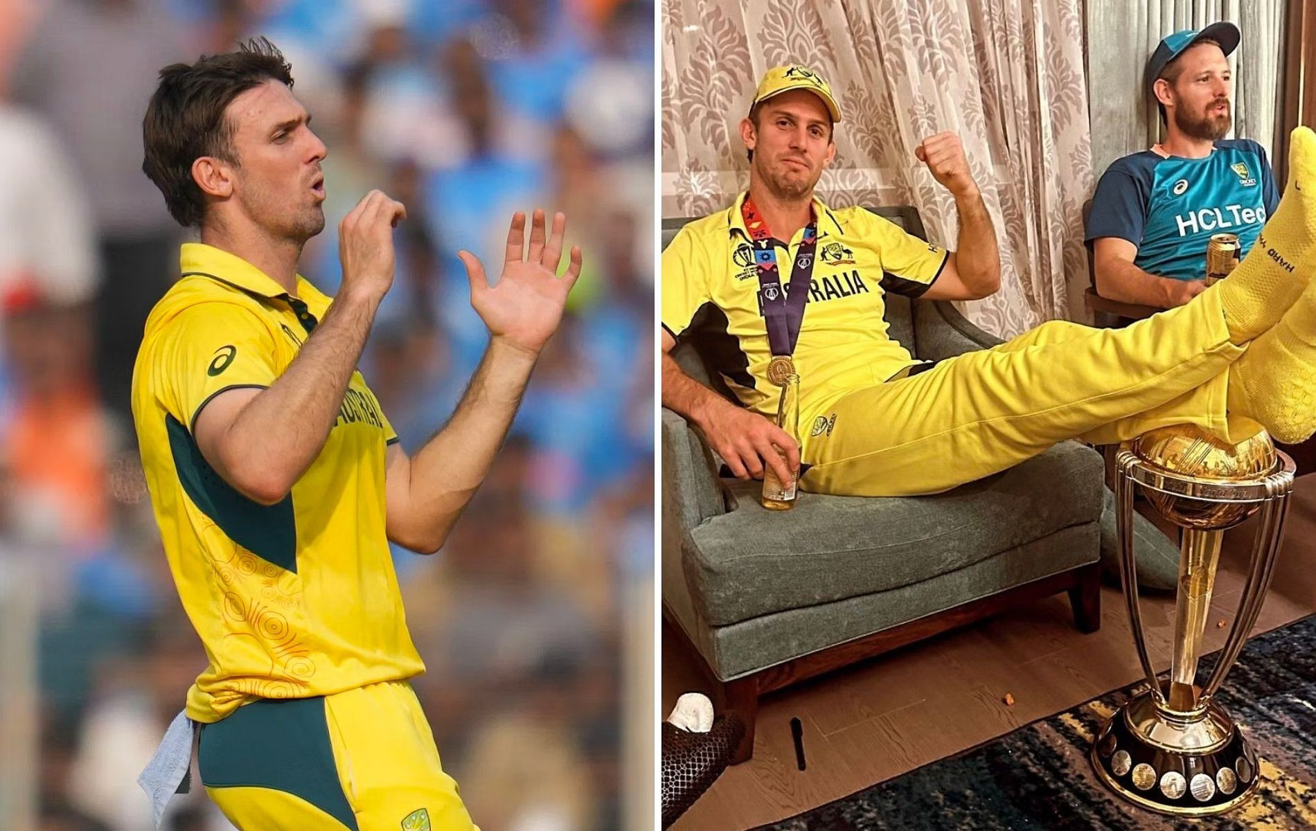 FIR filed against Australia’s Mitchell Marsh for resting feet on 2023 World Cup trophy – Reports