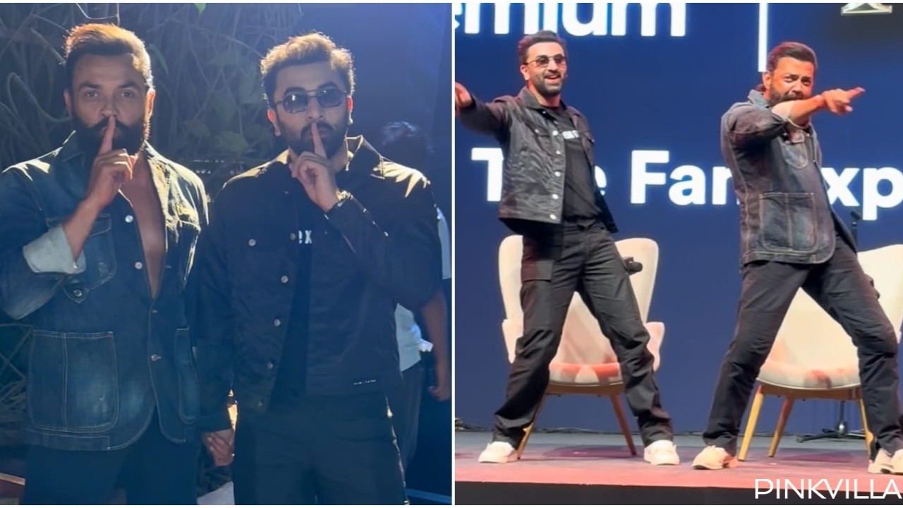 WATCH: Ranbir Kapoor-Bobby Deol serve bromance goals; groove to Duniya Haseeno Ka Mela at Animal music event