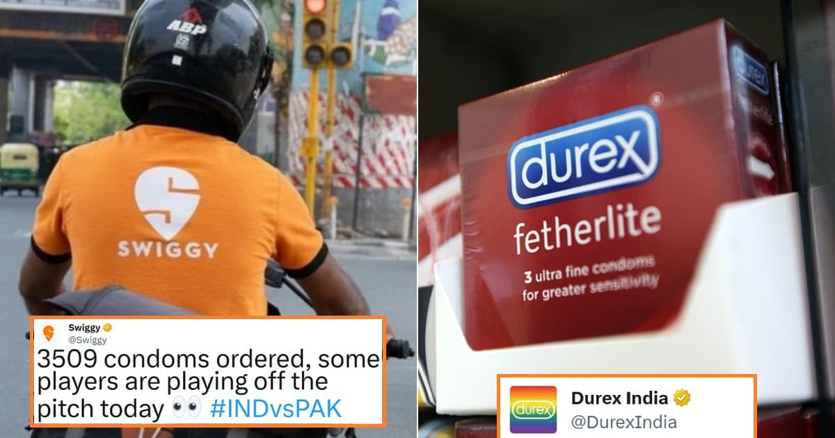 Durex Hilarious Response After 3,509 Condoms Ordered On Swiggy During IND Vs PAK Match