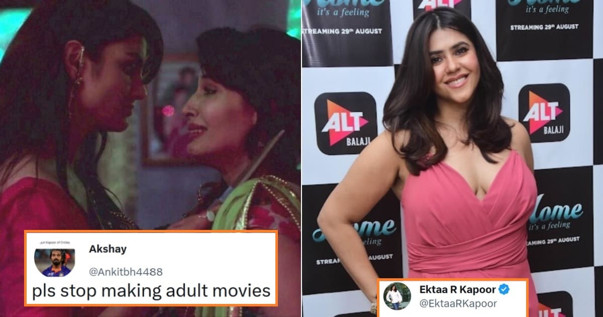 Ekta Kapoor Responds To A Troll Who Asked Her To Stop Making “Adult Movies”