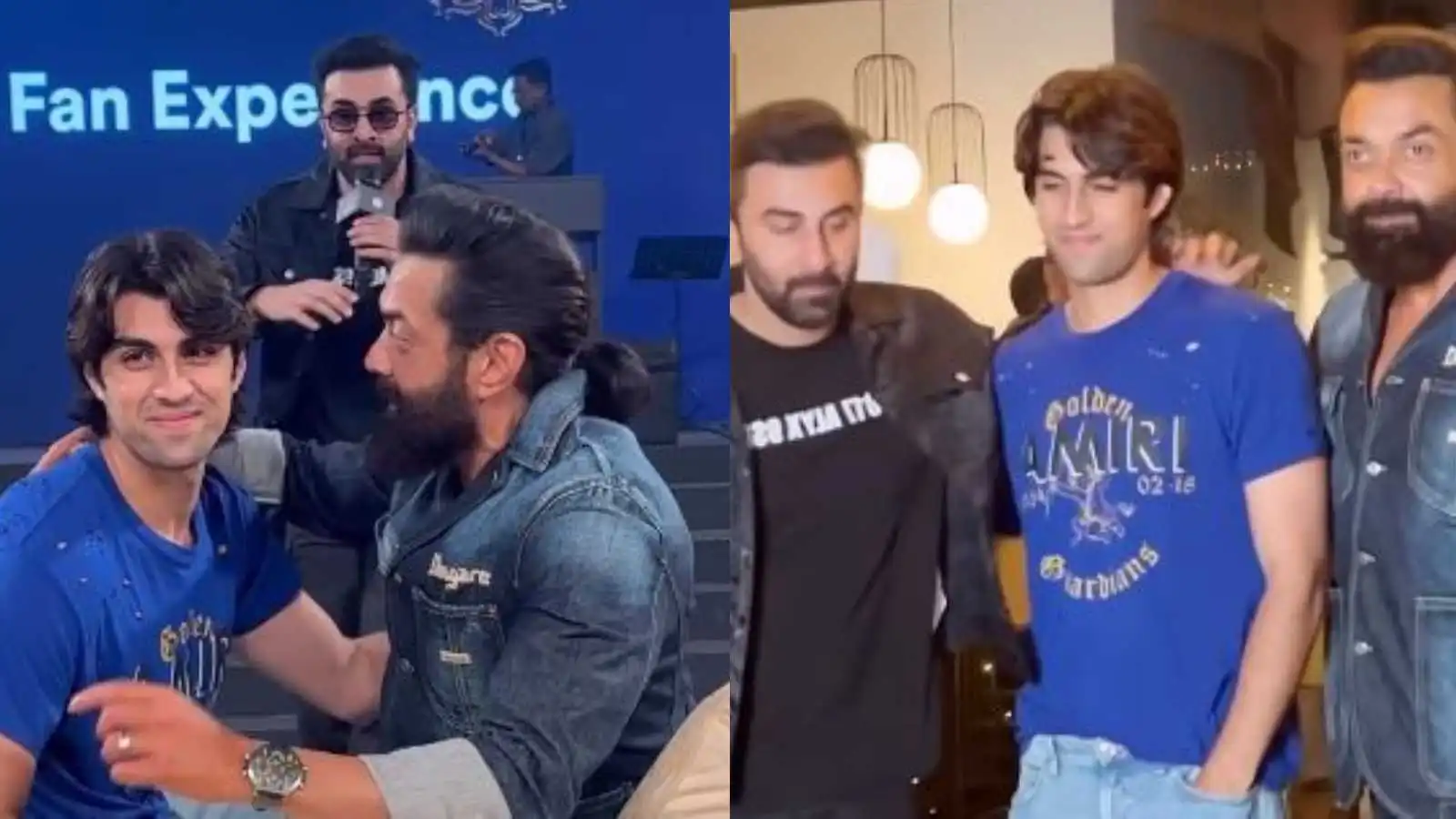 ‘Cast him in reboot of Gupt 2’: Bobby Deol’s son Aryaman join him and Ranbir Kapoor at Animal album launch, netizens react