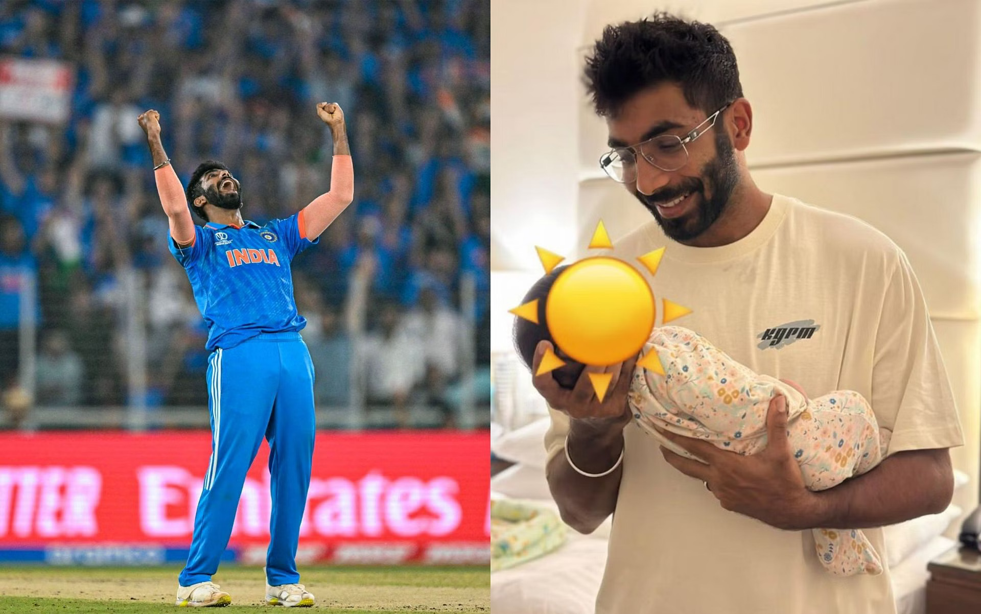“My little sunshine”- Jasprit Bumrah poses with his son Angad
