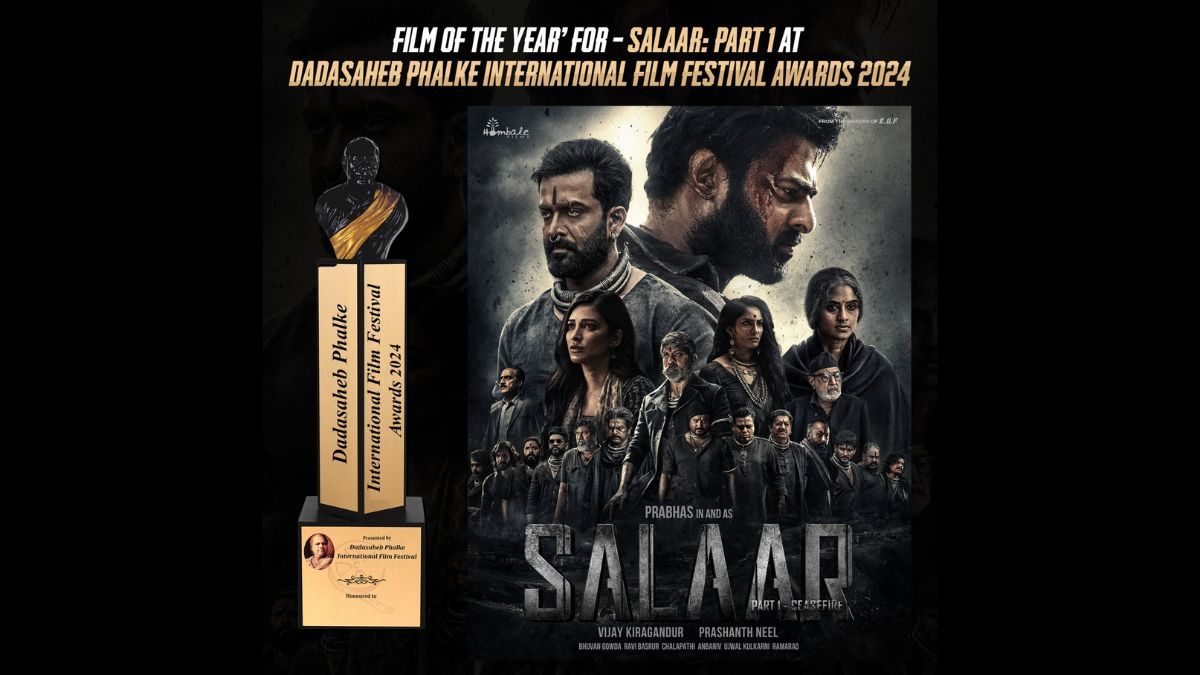 Salaar Declared ‘Film of the Year’ at Dadasaheb Phalke International Film Festival Awards 2024