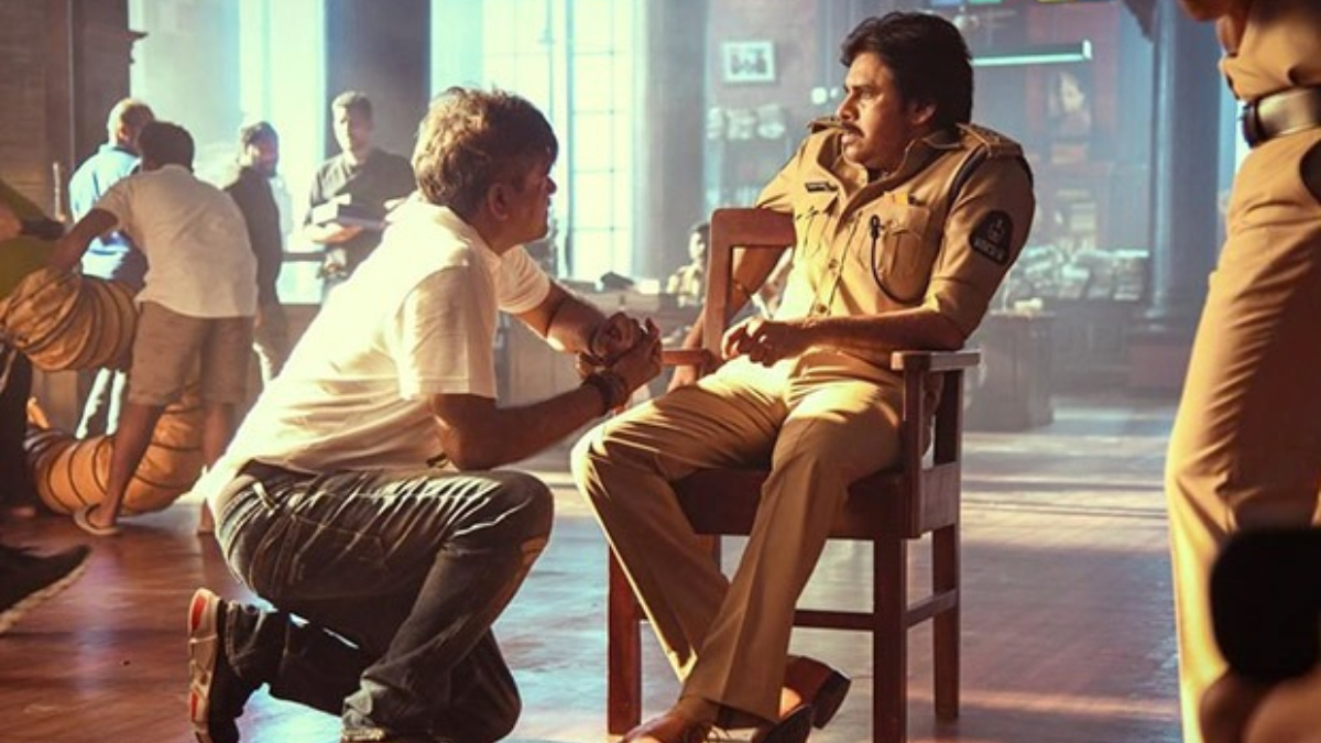 Ustad Bhagat Singh Teaser: Pawan Kalyan Looks Impressive As Cop Fighting Baddies In Sreeleela Starrer