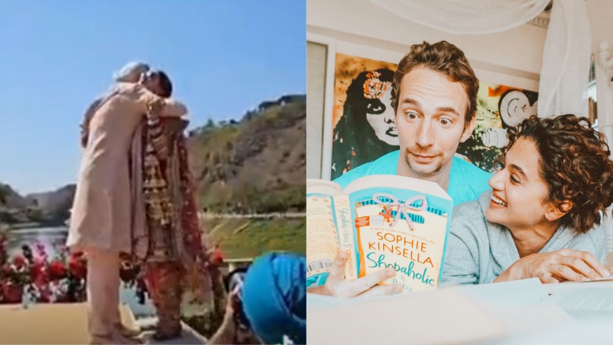Taapsee Pannu Dances As She Walks Down The Aisle At Her Wedding; Groom Mathias Boe Has THIS Amazing Reaction| Watch