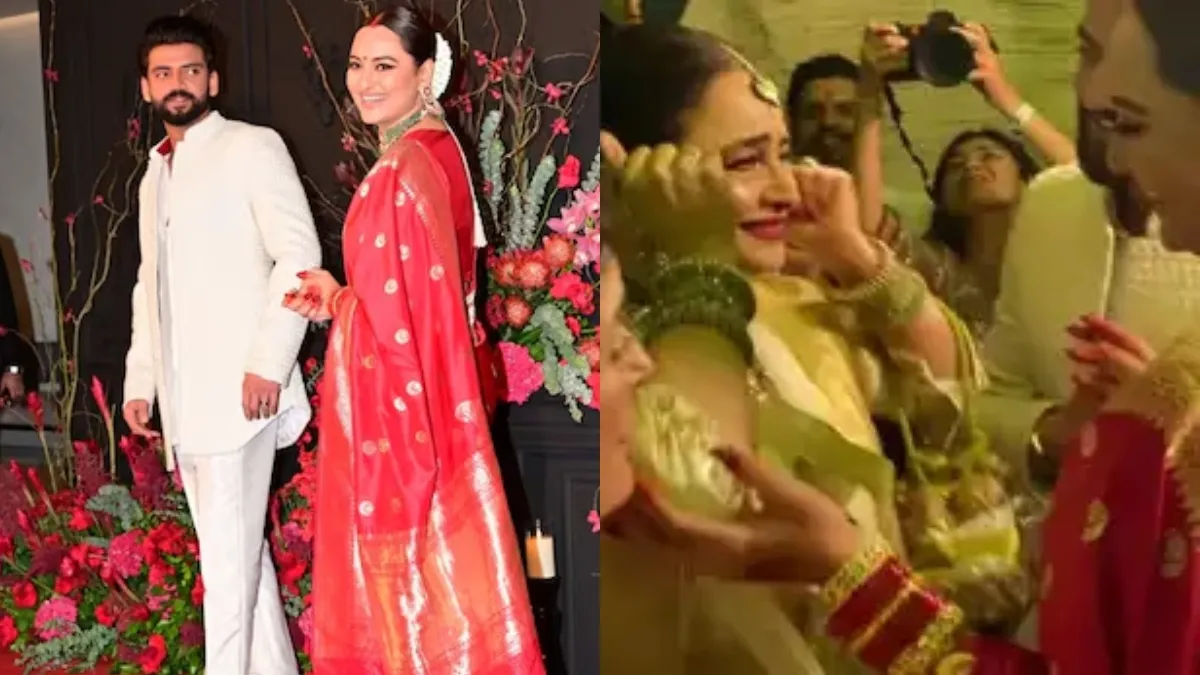 Rekha Showers Love On Sonakshi Sinha; Tears Up At Wedding Reception In Unseen Video