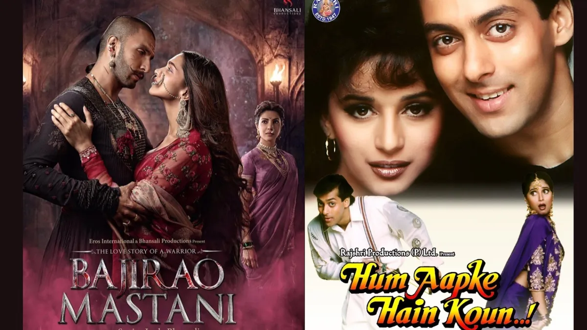 10 Popular Indian Movies You Didn’t Know Were Based On Books: Bajirao Mastani, Hum Aapke Hain Koun, 3 Idiots And More