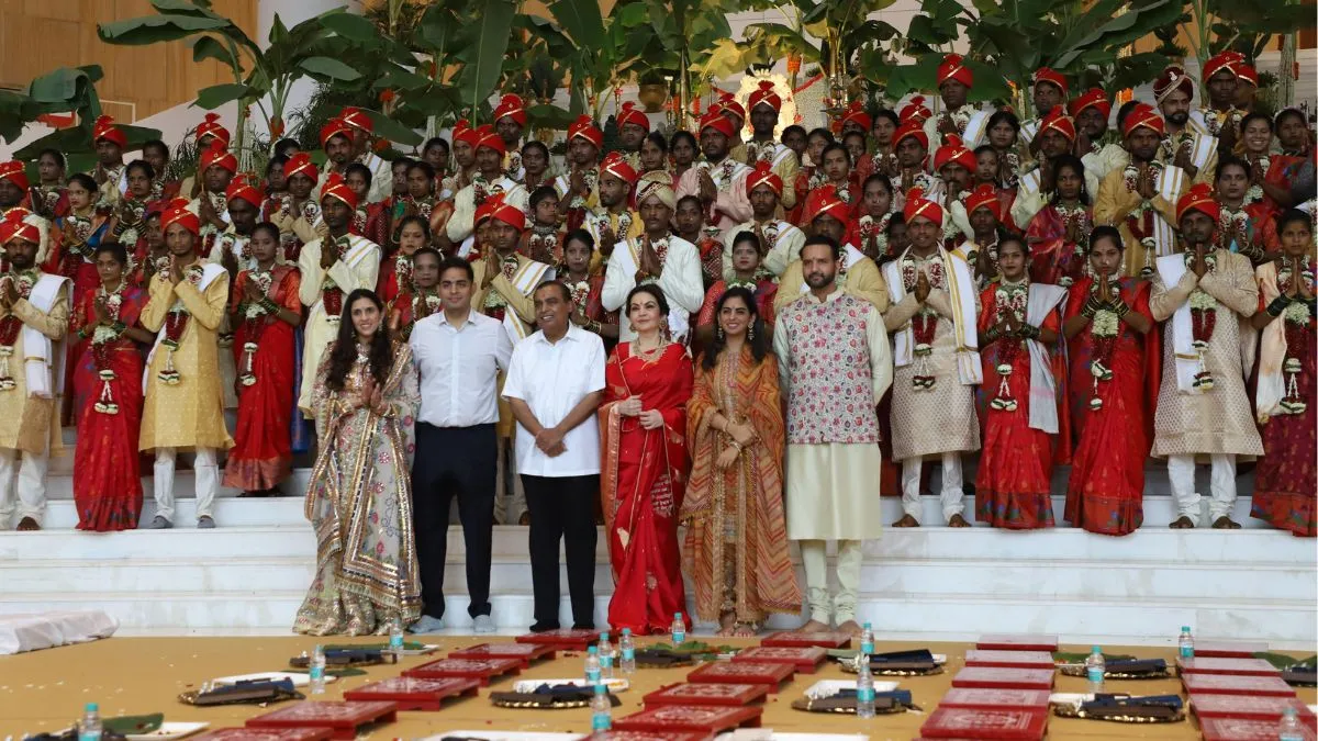 Inside Mukesh Ambani, Nita Ambani’s Grand Mass Wedding For Underprivileged Couples; See PHOTOS