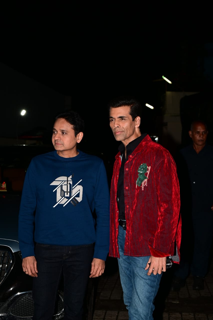 Karan Johar and Apoorva Mehta