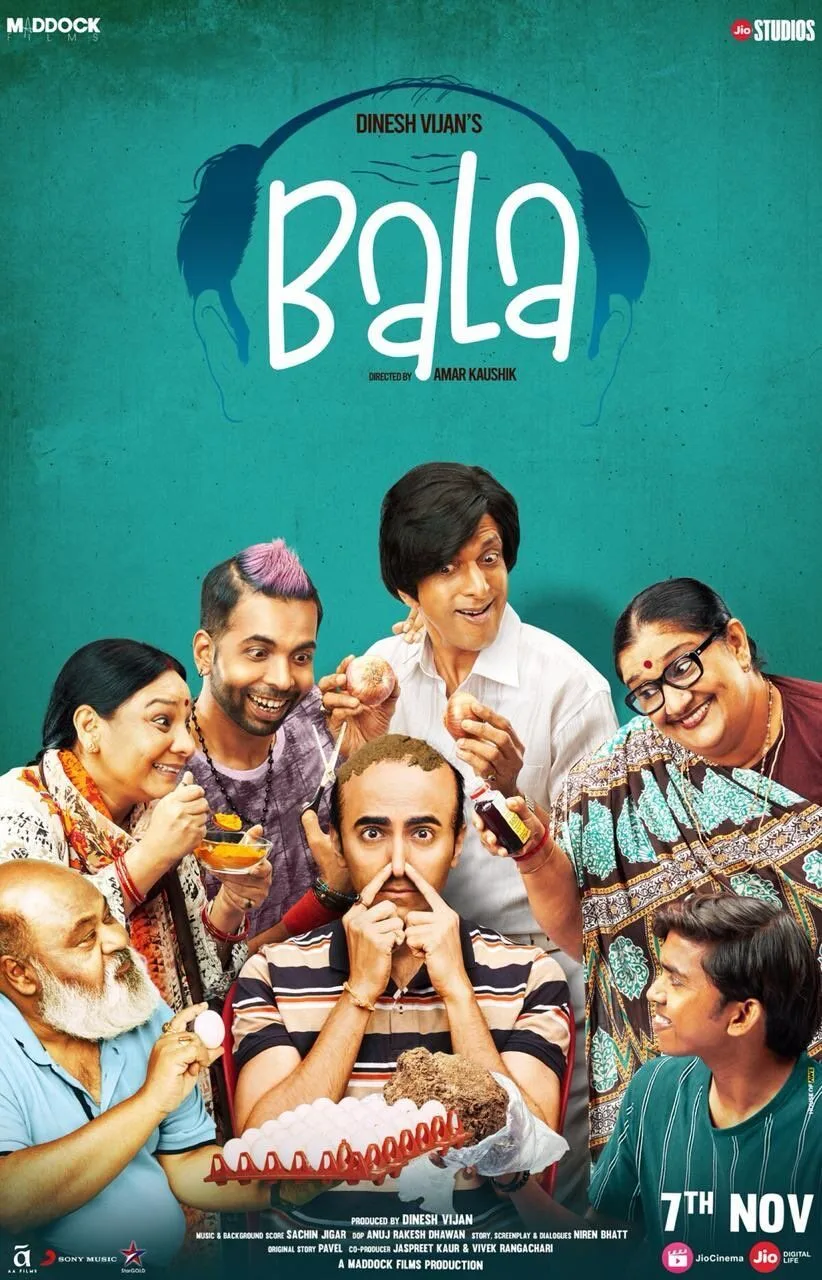 Bala 2019 Movie Cast, OTT, Budget, Box Office, And More 8 Bala poster