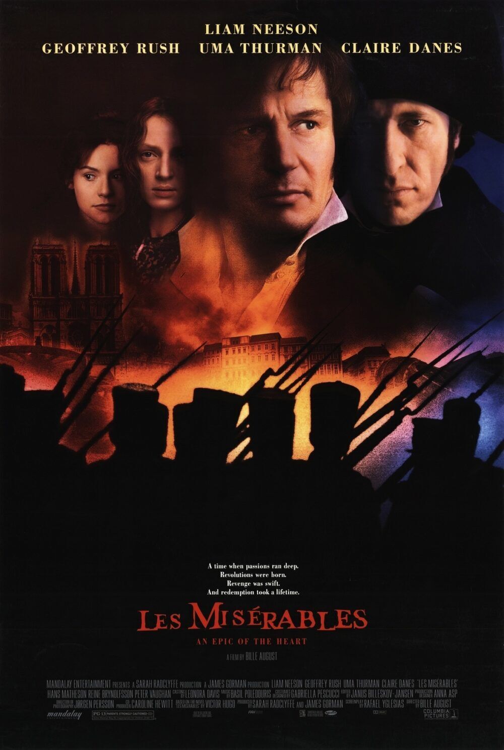Les Misu00e9rables 1998 Movie Cast, OTT, Budget, Box Office, And More