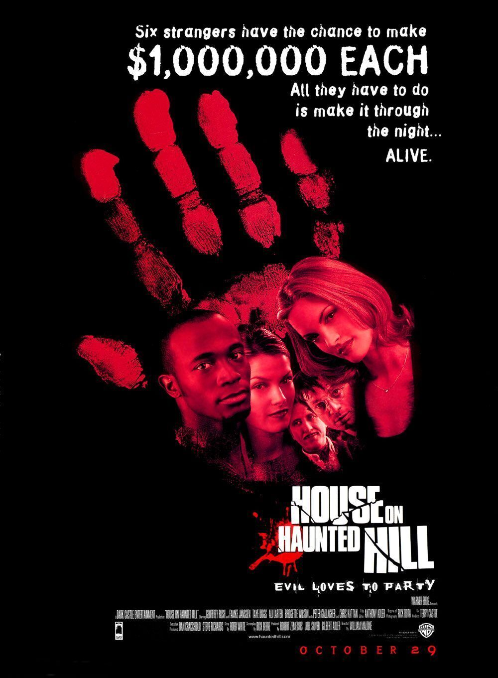 House on Haunted Hill 1999 Movie Cast, OTT, Budget, Box Office, And More