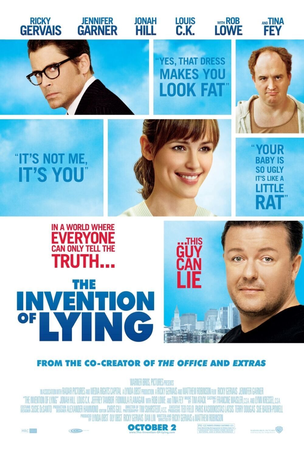 The Invention of Lying 2009 Movie Cast, OTT, Budget, Box Office, And More