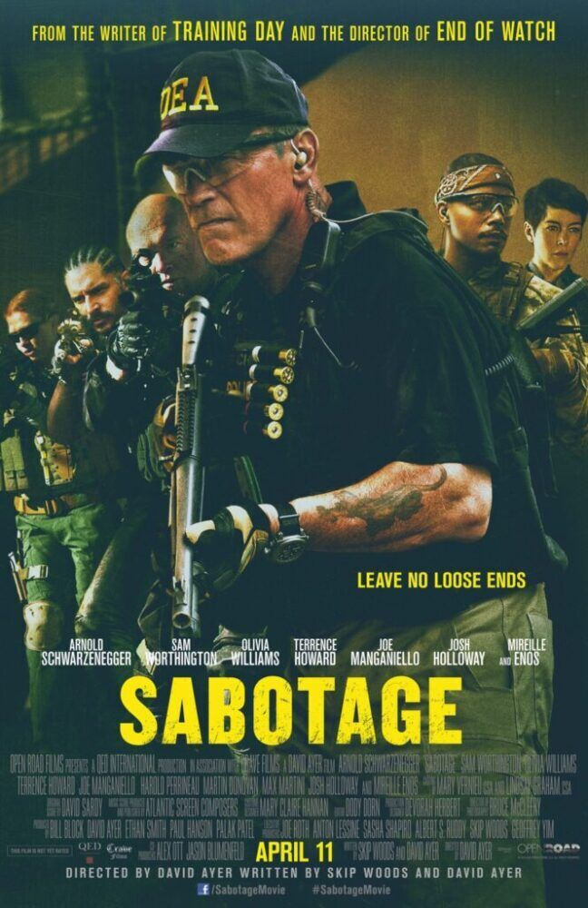 Sabotage 2014 Movie Cast, OTT, Budget, Box Office, And More