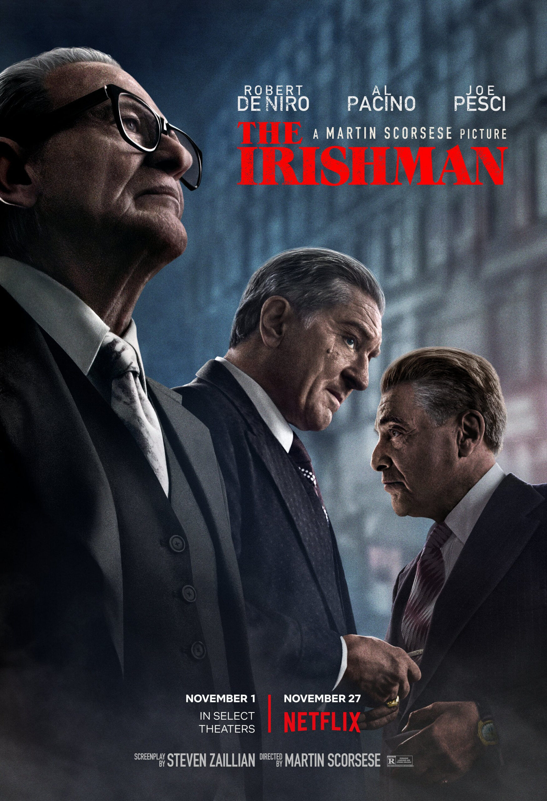 The Irishman 2019 Movie Cast, OTT, Budget, Box Office, And More