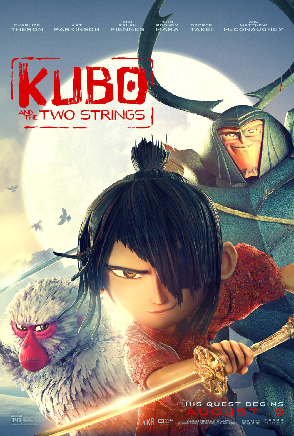 Kubo and the Two Strings 2016 Movie Cast, OTT, Budget, Box Office, And More