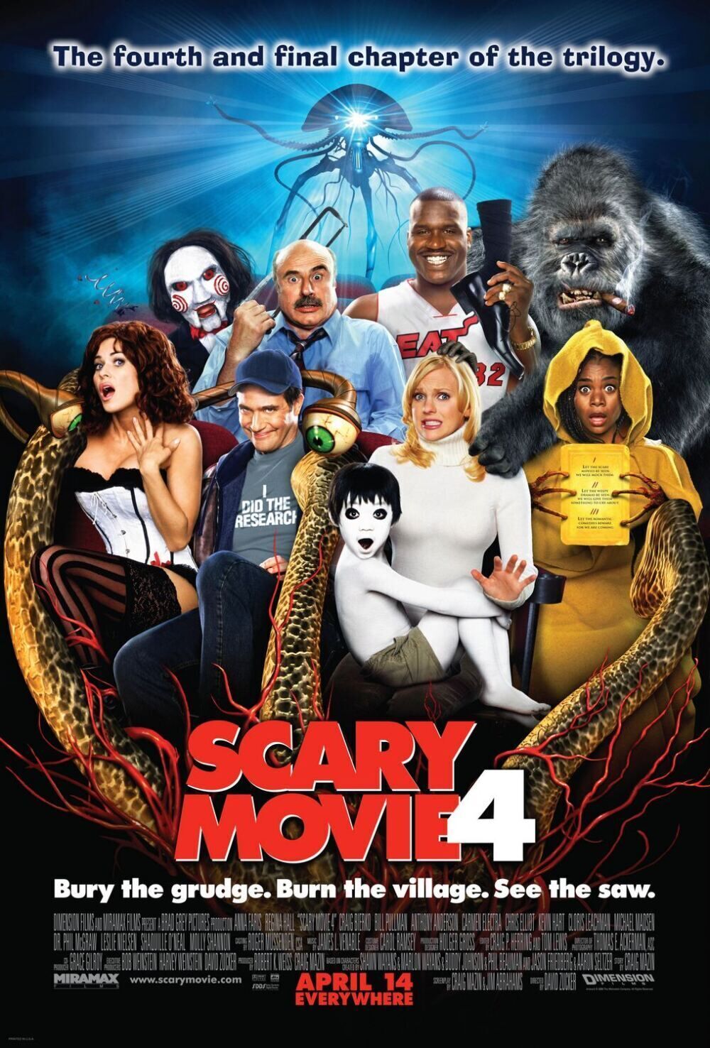 Scary Movie 4 2006 Movie Cast, OTT, Budget, Box Office, And More