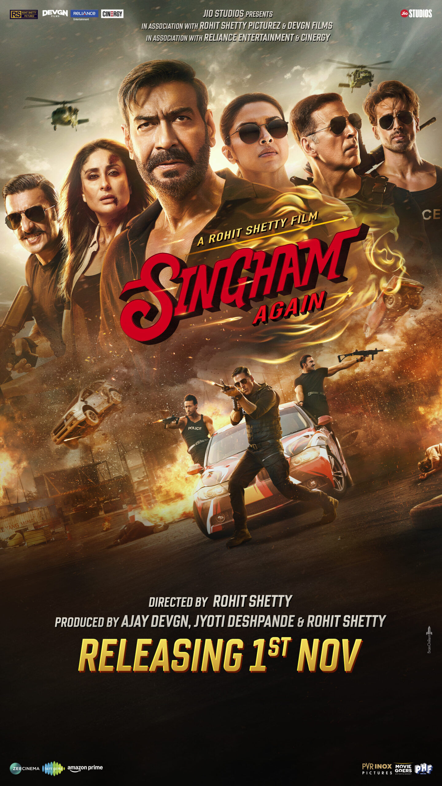 Singham Again Cast, OTT, Budget, Box Office, And More