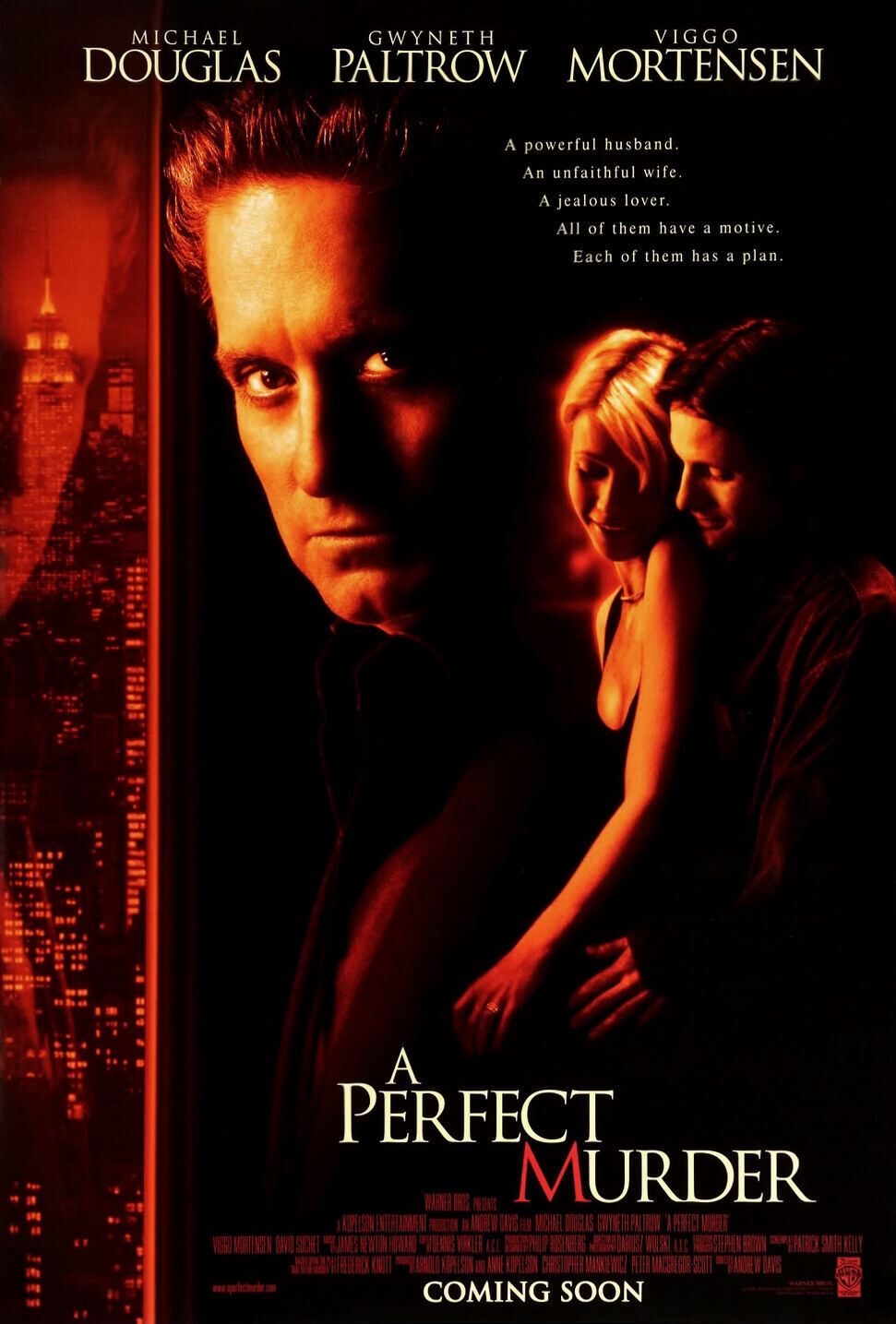 A Perfect Murder 1998 Movie Cast, OTT, Budget, Box Office, And More