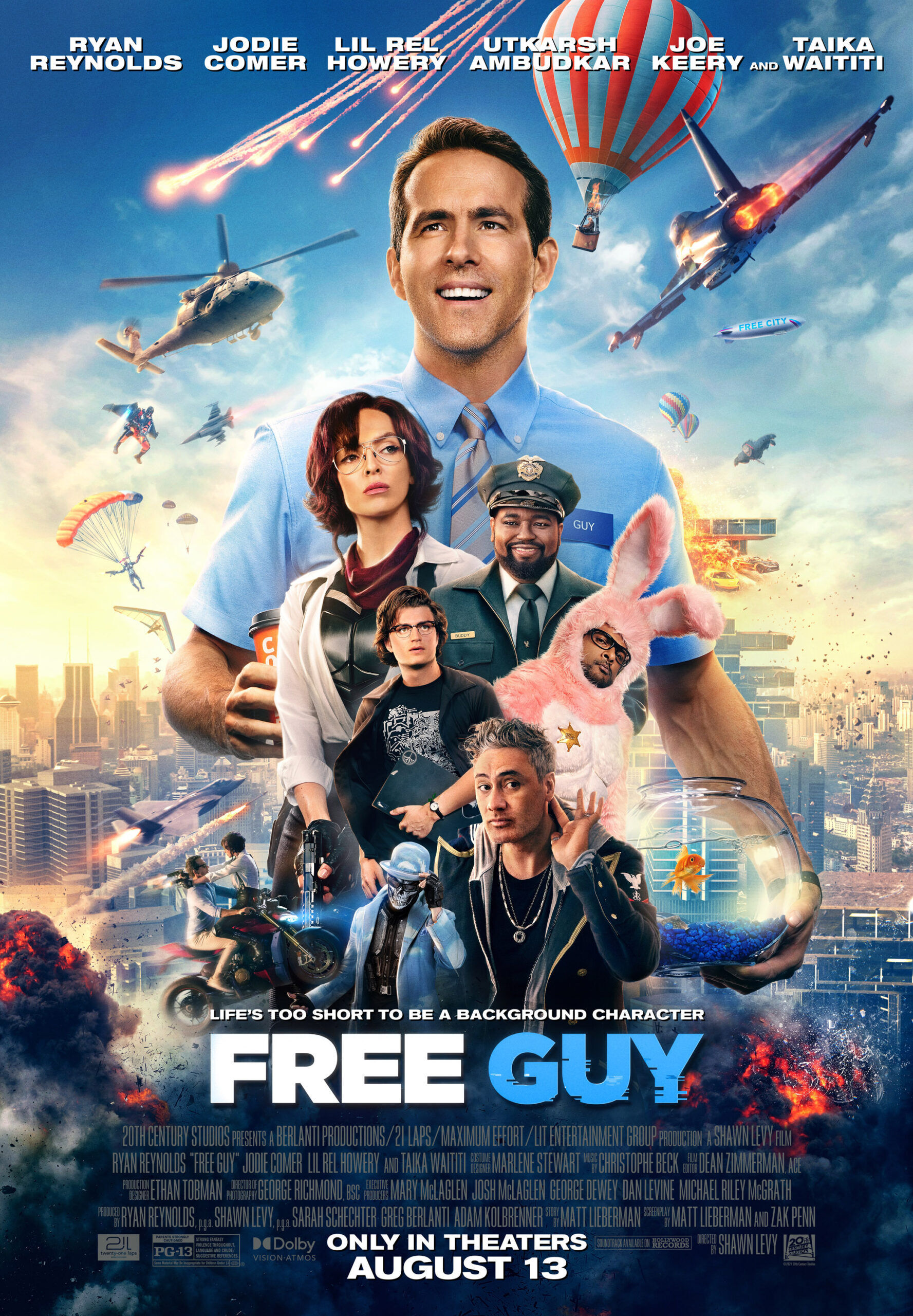 Free Guy 2021 Movie Cast, OTT, Budget, Box Office, And More