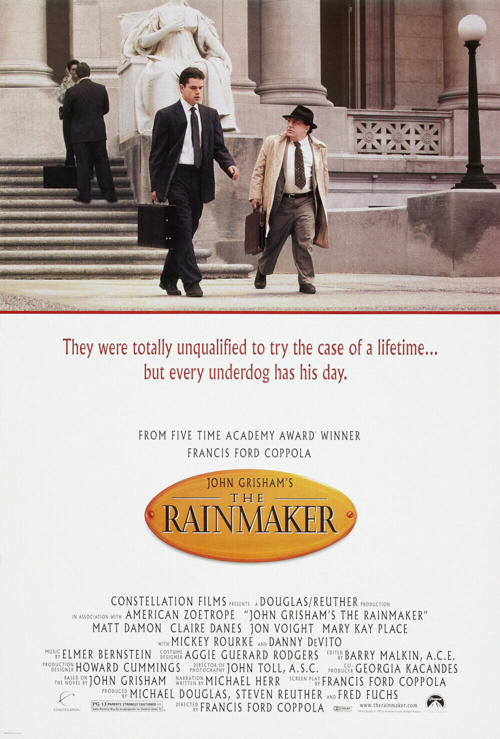 The Rainmaker 1997 Movie Cast, OTT, Budget, Box Office, And More