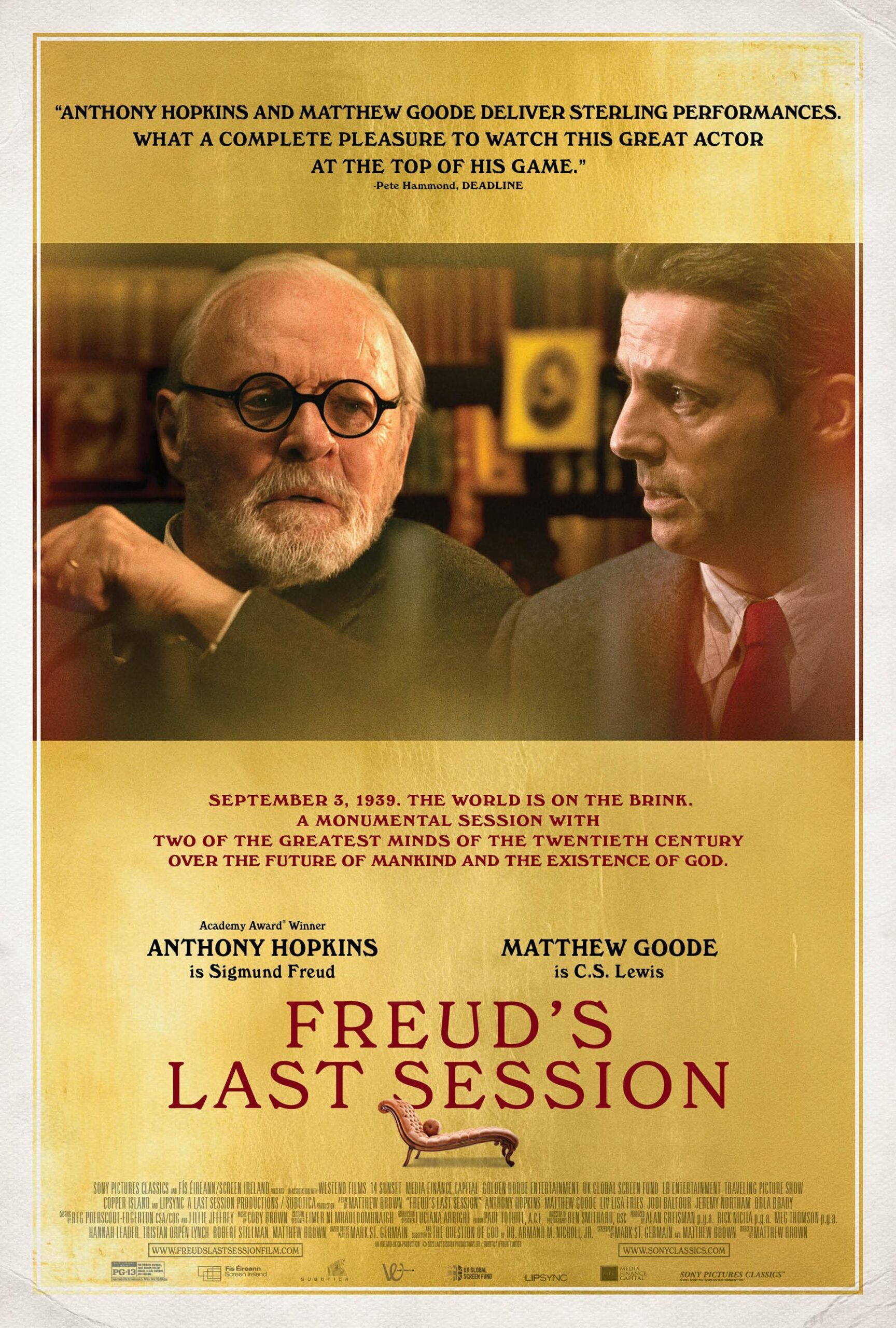 Freud's Last Session 2024 Movie Cast, OTT, Budget, Box Office, And More