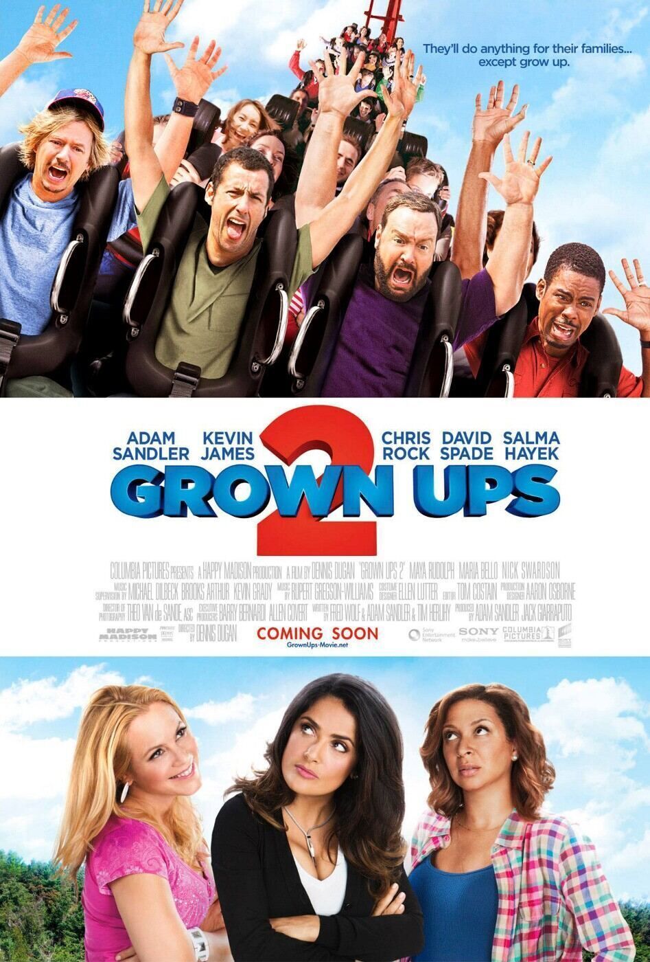 Grown Ups 2 2013 Movie Cast, OTT, Budget, Box Office, And More