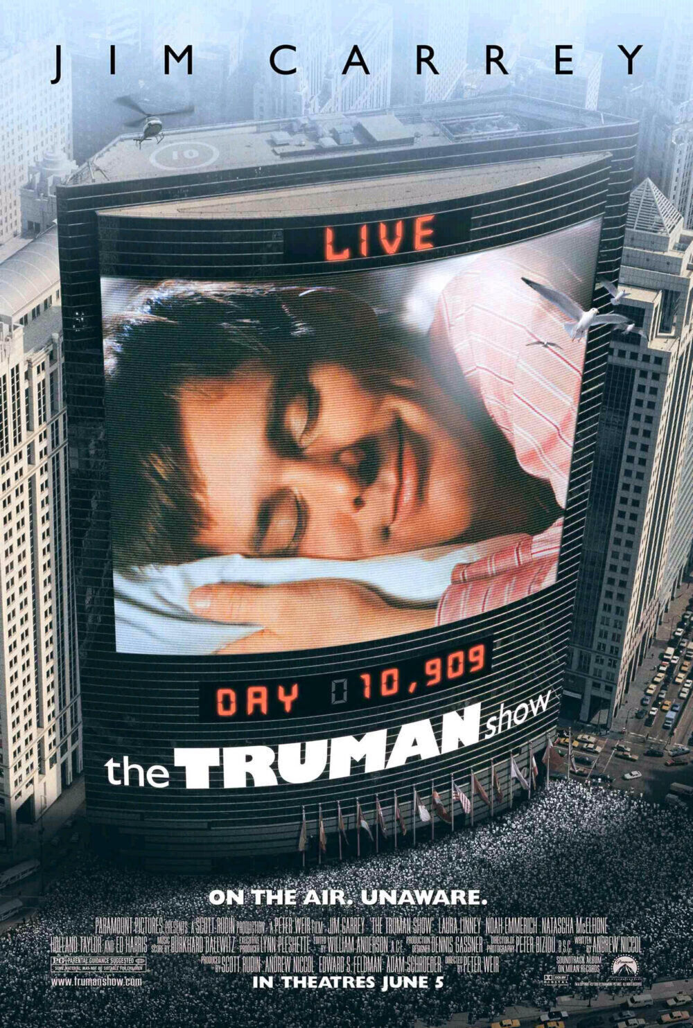The Truman Show 1998 Movie Cast, OTT, Budget, Box Office, And More