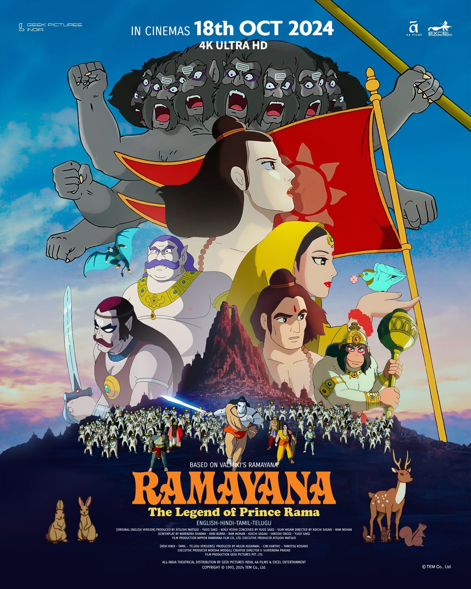 Ramayana: The Legend of Prince Rama 1997 Movie Cast, OTT, Budget, Box Office, And More