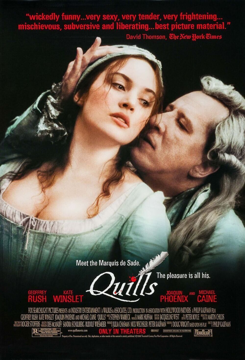 Quills 2000 Movie Cast, OTT, Budget, Box Office, And More