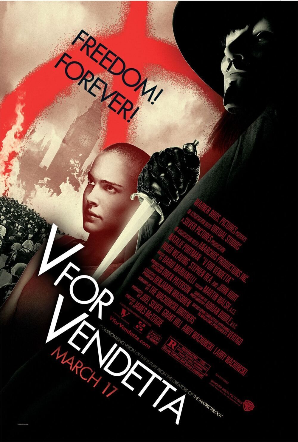V for Vendetta 2006 Movie Cast, OTT, Budget, Box Office, And More