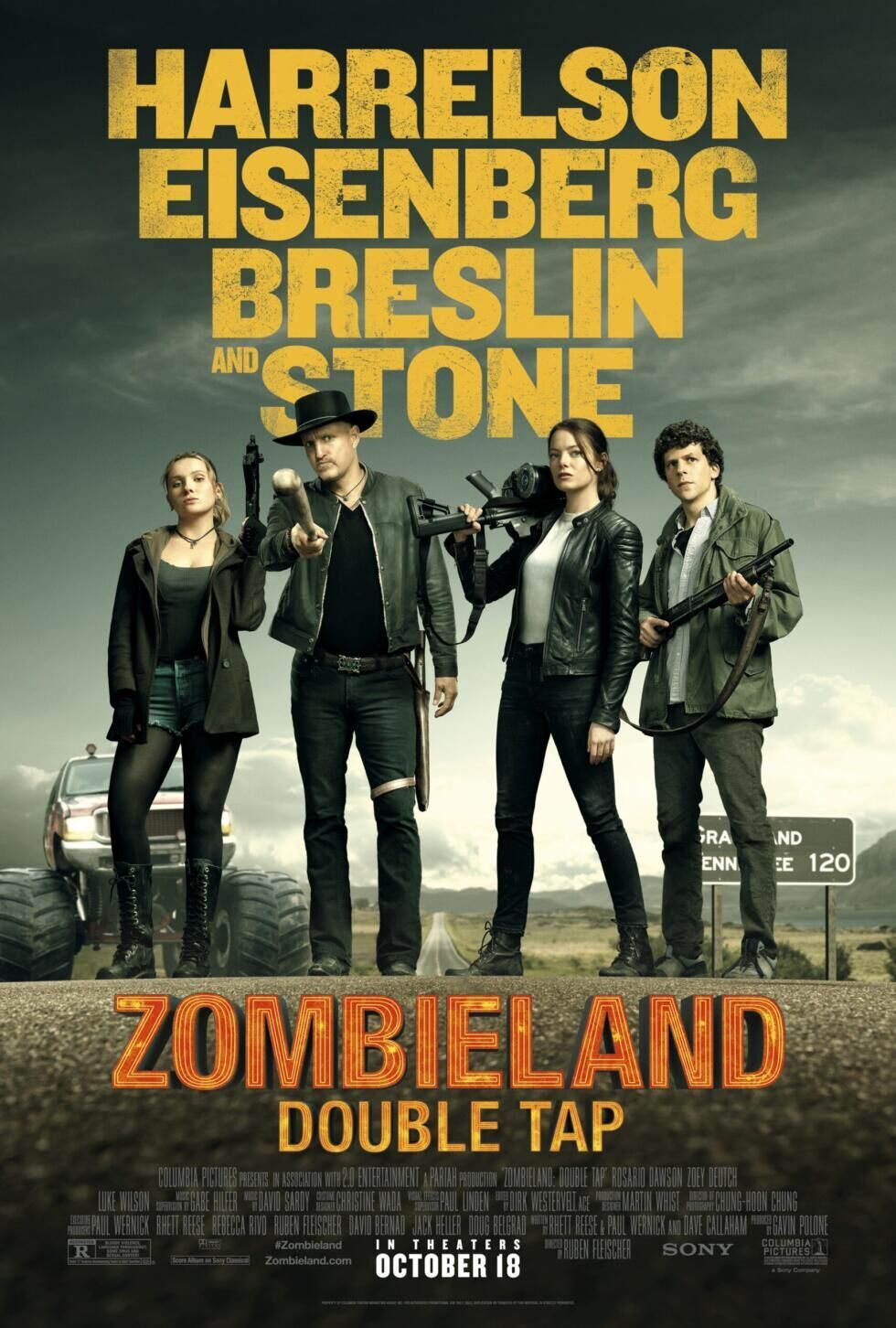 Zombieland: Double Tap 2019 Movie Cast, OTT, Budget, Box Office, And More
