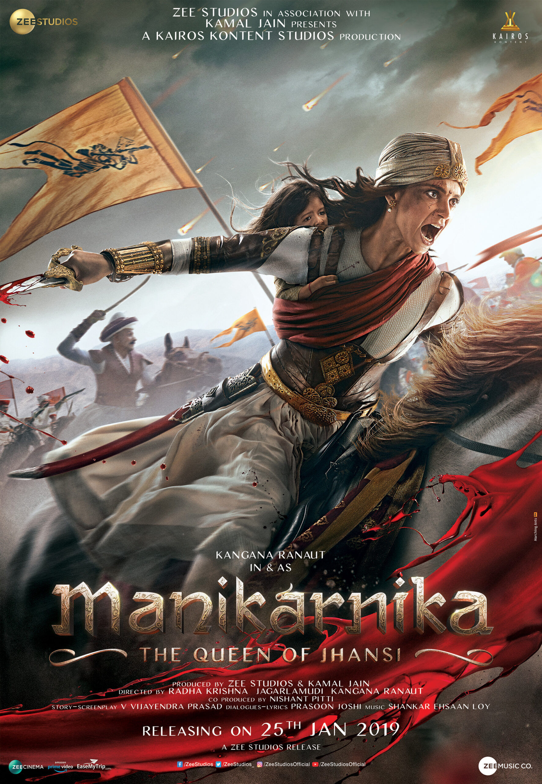 Manikarnika: The Queen of Jhansi 2019 Movie Cast, OTT, Budget, Box Office, And More