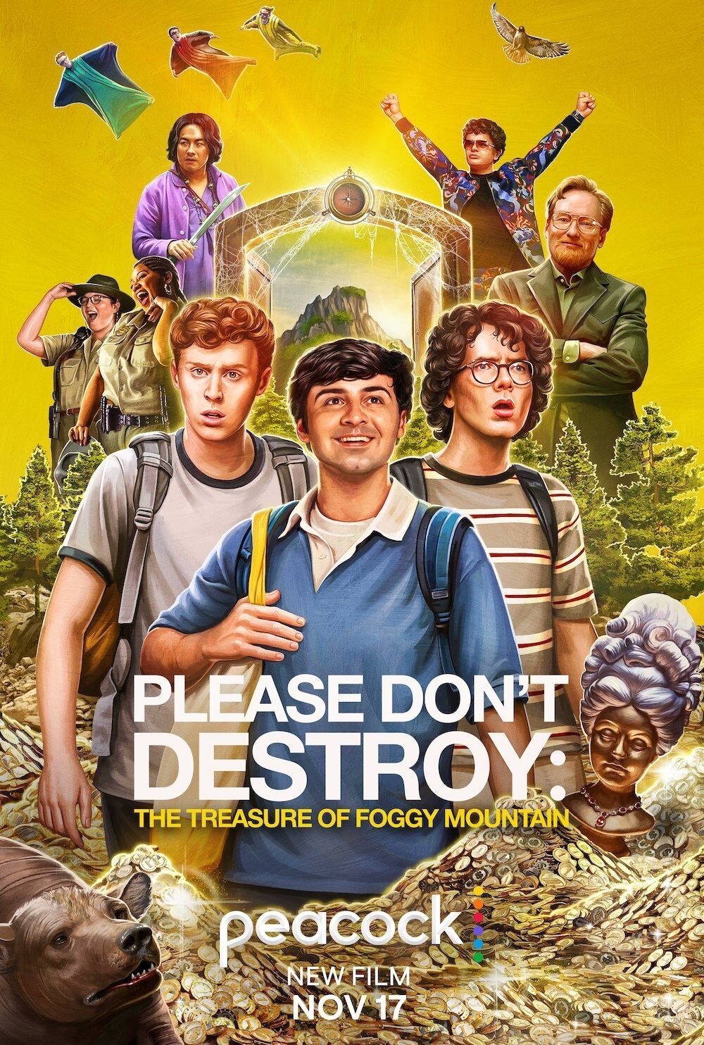 Please Don&apos;t Destroy: The Treasure of Foggy Mountain 2023 Movie Details