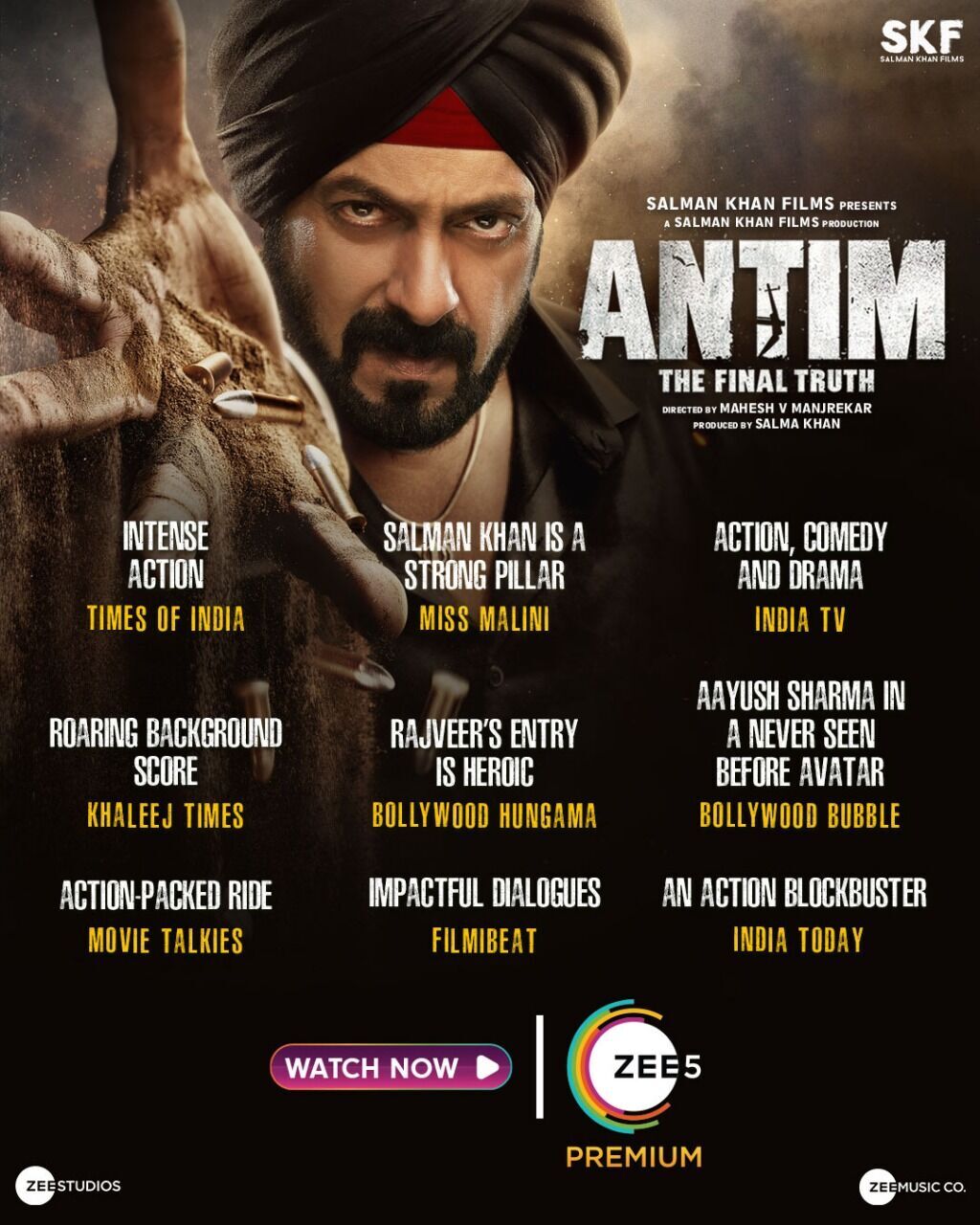 Antim: The Final Truth 2021 Movie Cast, OTT, Budget, Box Office, And More