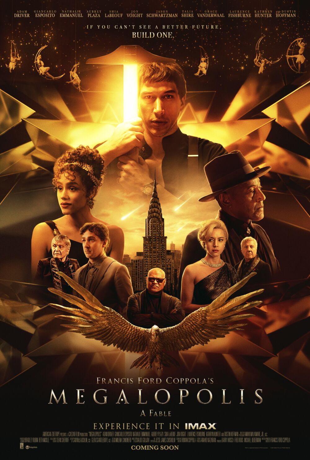 Francis Ford Coppola's Megalopolis: A Fable 2024 Movie Cast, OTT, Budget, Box Office, And More