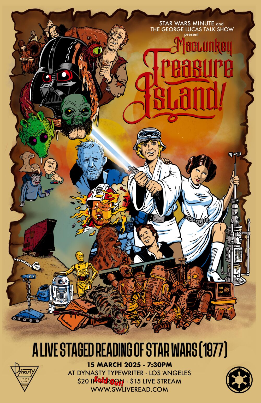 Maclunkey Treasure Island: A Live Staged Reading of Star Wars - A New Hope 2025 Movie Cast, OTT, Budget, Box Office, And More