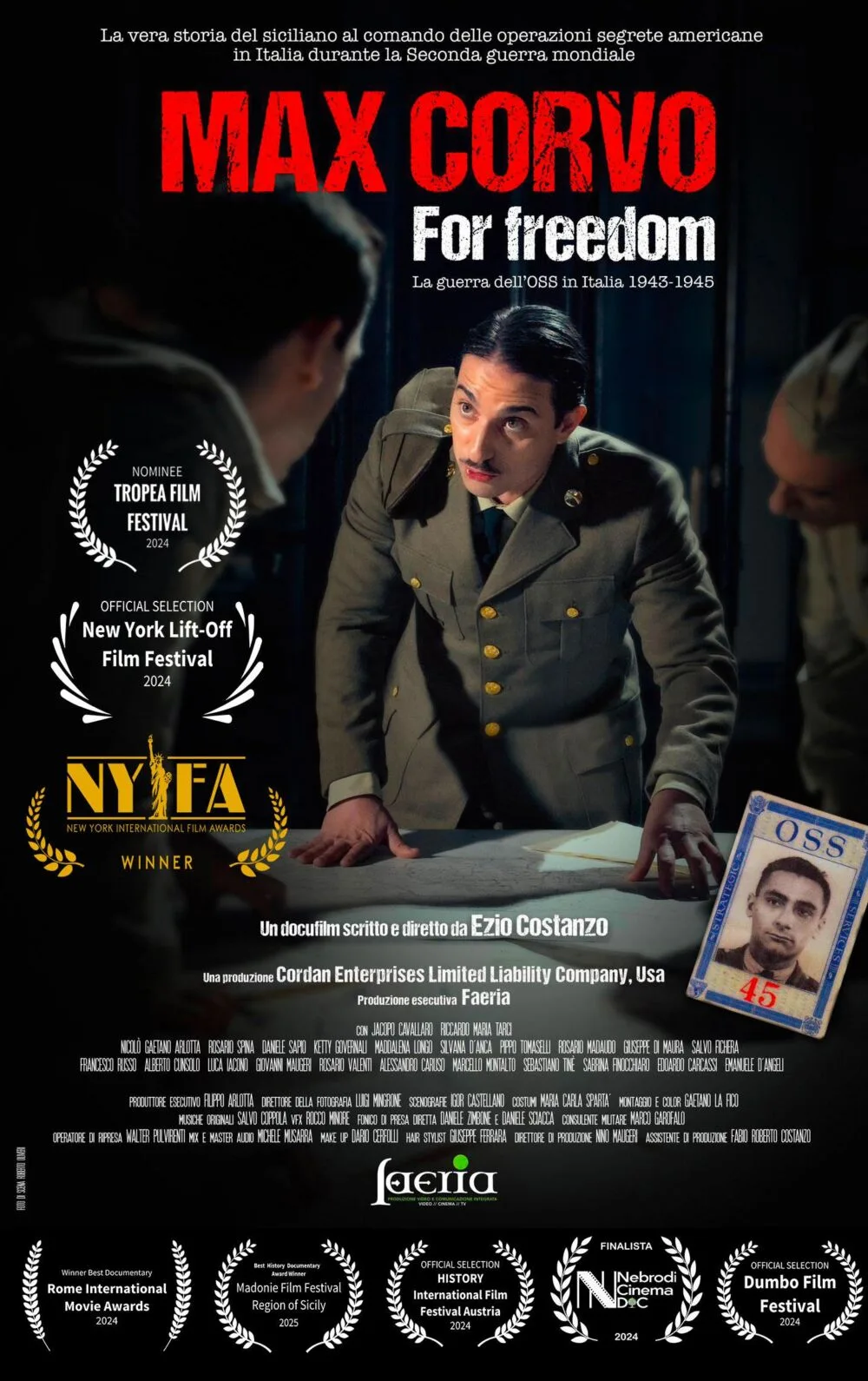 Max Corvo for Freedom the Secret War of Oss in Italy 1943-1945 2024 Movie Cast, OTT, Budget, Box Office, And More
