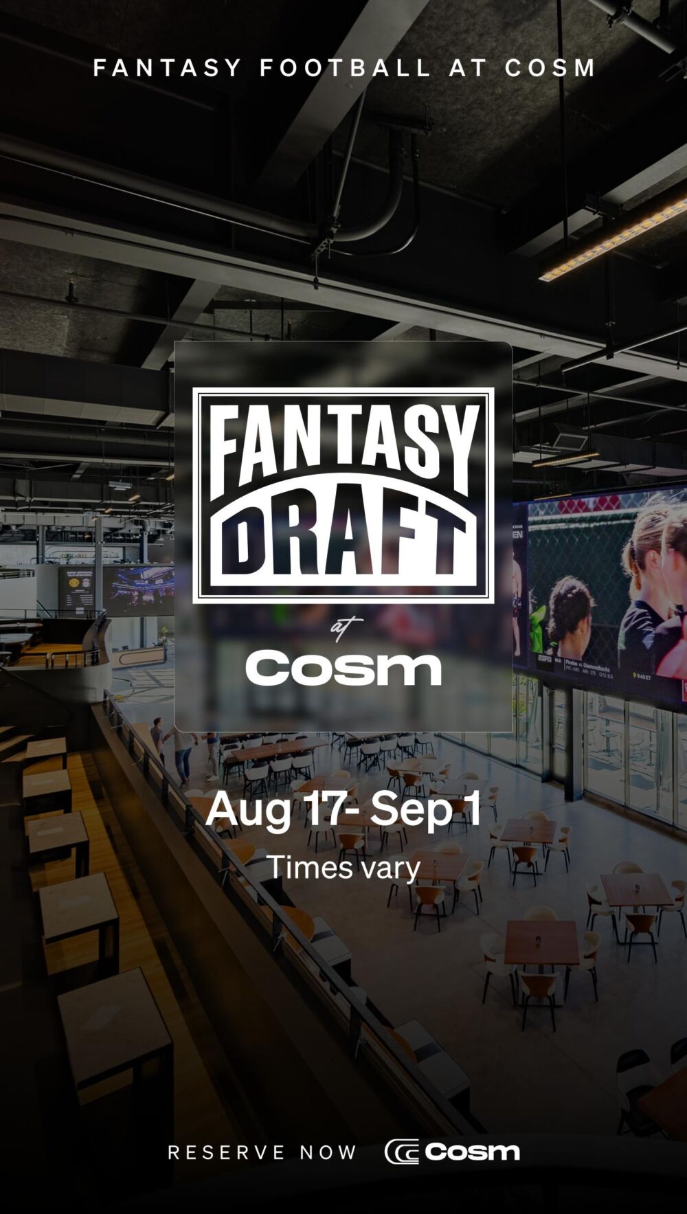 NFL Fantasy Draft at Cosm 2025 Movie Cast, OTT, Budget, Box Office, And More