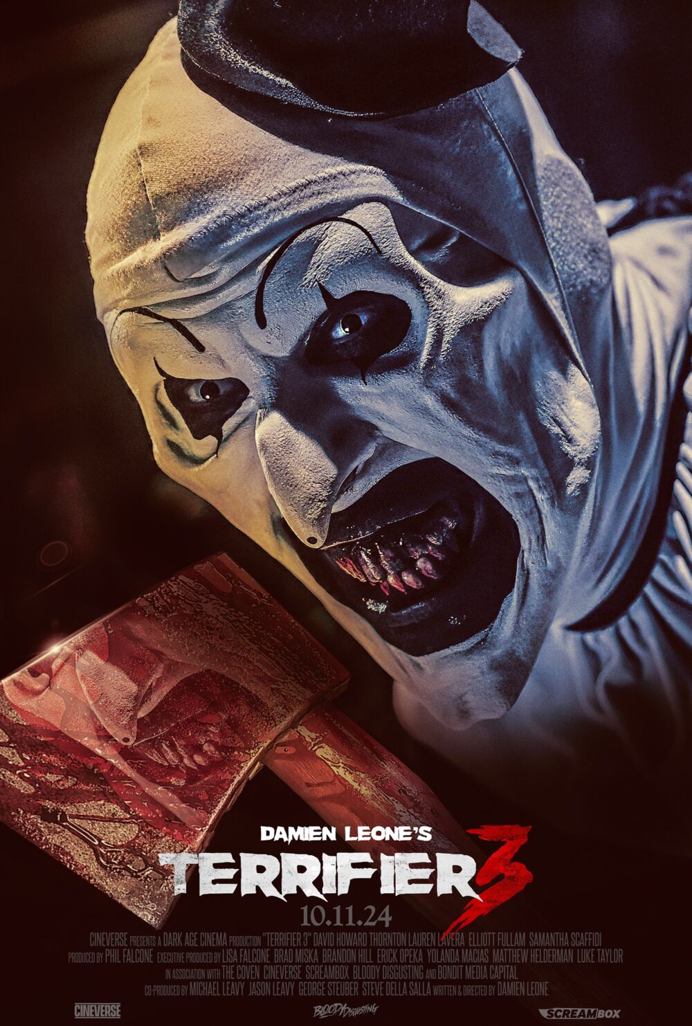 Terrifier 3 2024 Movie Cast, OTT, Budget, Box Office, And More