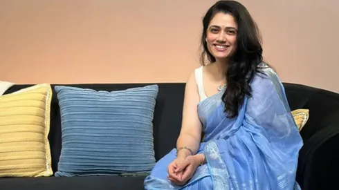 The Blue Saree Sensation: Girija Oak's Viral Fame and the Fight Against AI-Morphed Reality